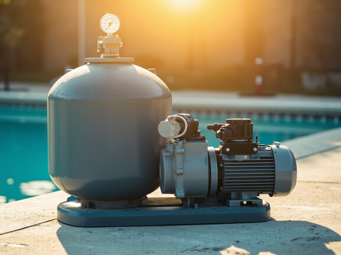 Pool filter pressure gauge clean versus dirty zones