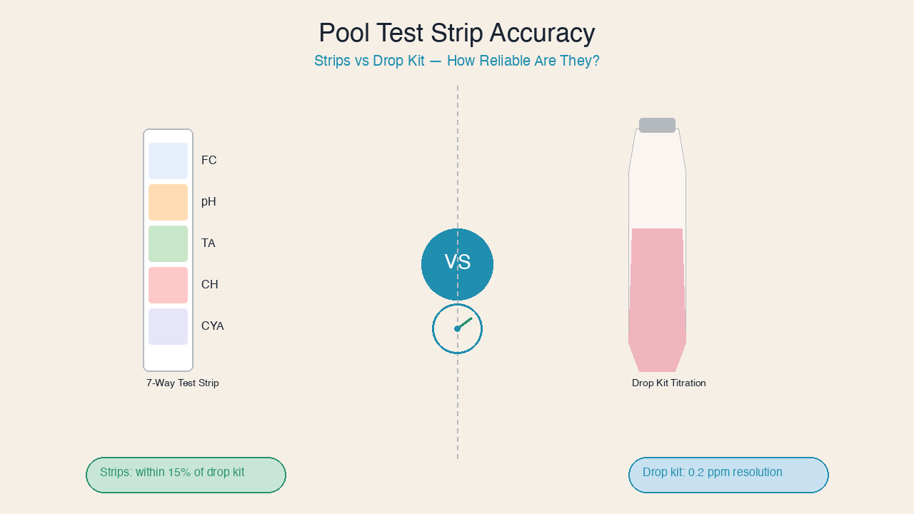 Pool Test Strip Accuracy: How Reliable Are Strips Really?