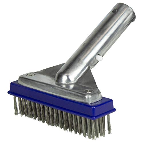 Poolmaster 5-Inch Stainless Steel Pool Algae Detail Brush