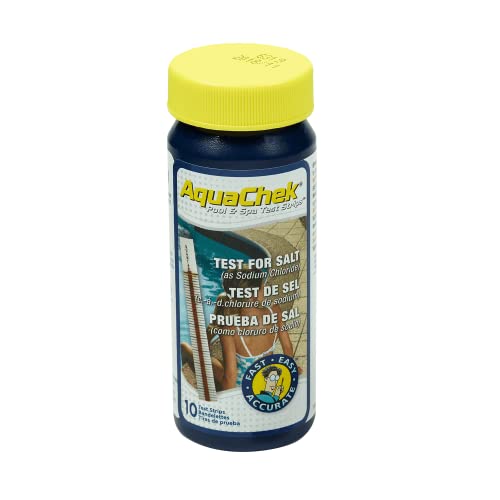 AquaChek Salt Test Strip Titrators for Pools (10 Strips)