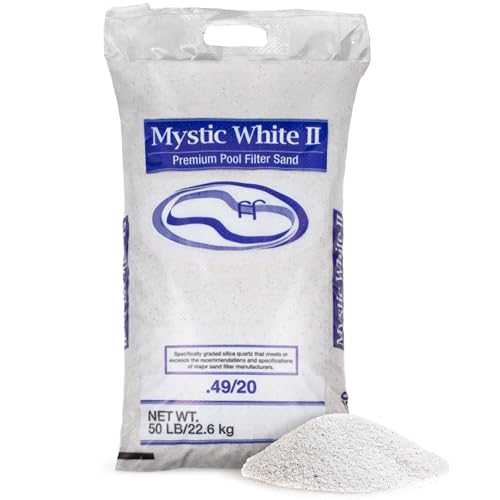 U.S. Silica Mystic White II Pool Filter Sand, 50 lb Bag