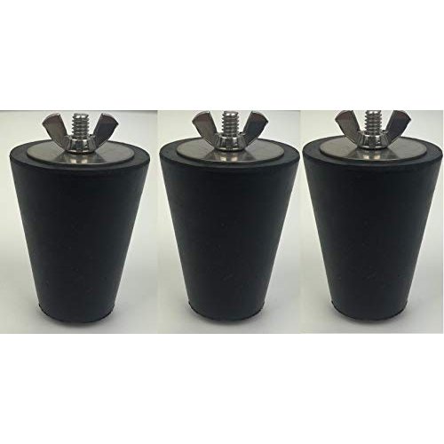 JimysCo Winter Plug #7-11 Rubber Tapered Plug for Swimming Pools (3-Pack)