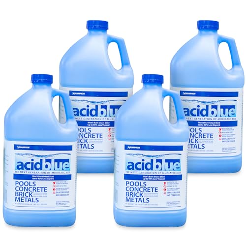 CPDI Champion 4-Pack Acidblue Muriatic Acid (1 gal ea)