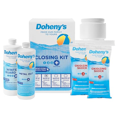 Doheny's Pro-Grade Pool Closing Kit, Winterizing Chemicals, Multi-Pack