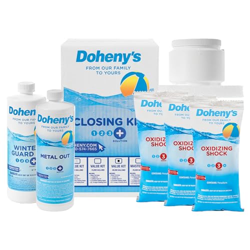 Doheny's Pro-Grade Pool Closing Kit, Winterizing Chemicals