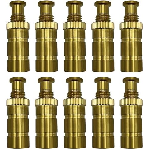 Poolzilla Brass Pool Cover Anchors, 10 Pack for 3/4-inch Hole