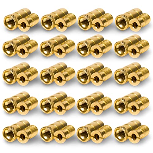 Silginnes Brass Pool Cover Anchors, 20 Pack Fits 3/4 inch Concrete