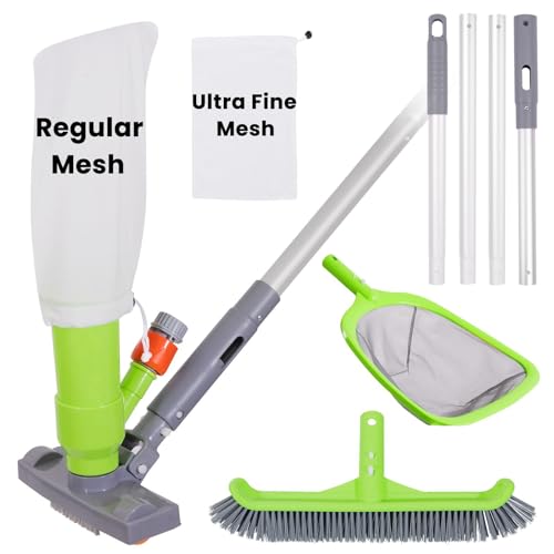 Sepetrel Deluxe Swimming Pool Cleaning Kit with Spa Jet Vacuum Cleaner