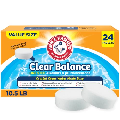 ARM &amp; Hammer Clear Balance pH Maintenance Tablets, 24 Count