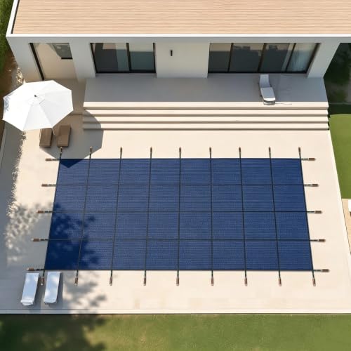 Inground Pool Safety Cover, Fits 23ftx43ft Rectangular Pool