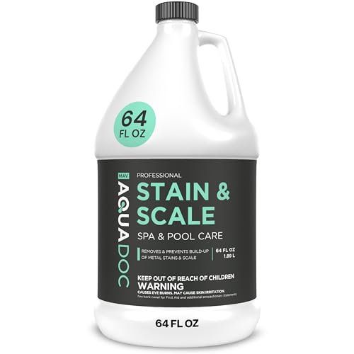 AquaDoc Pool & Spa Stain and Scale Remover for Hot Tubs - 64oz