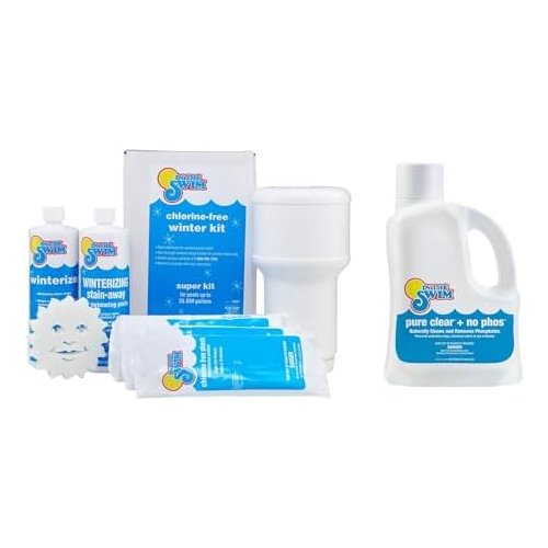 In The Swim Ultimate Closing Kit - 35k Gallons Kit, 3L Pure Clear + No Phos