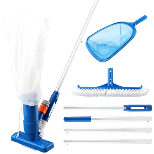 Lovarisse Swimming Pool Cleaning Kit Including Spa Jet Vacuum Cleaner