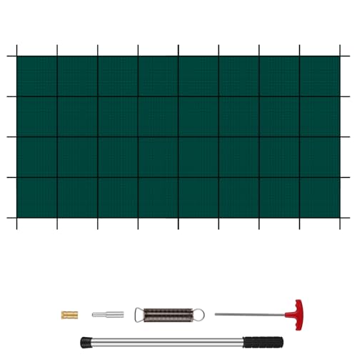 DEIFRE Inground Pool Safety Cover, 16x32 Ft Rectangular Winter Cover