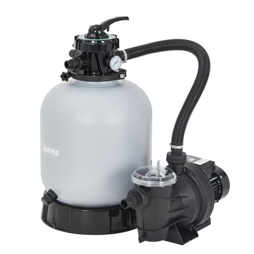 PeakPursuit 16-inch 1 HP Sand Filter Pump, 3962 GPH